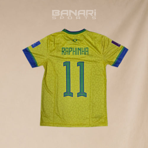 Brazil 2022 Home Jersey – Raphinha #11
