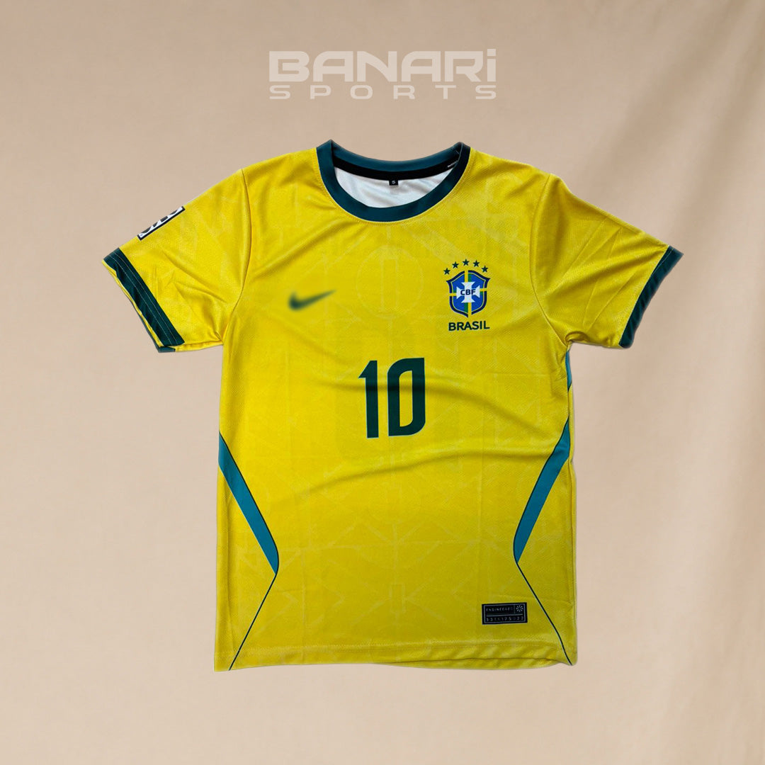 Brazil Neymar Jr. 10 2026 Home Jersey