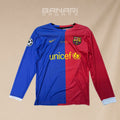 FC Barcelona Messi 10 2009 Champions League Final Long Sleeve Jersey