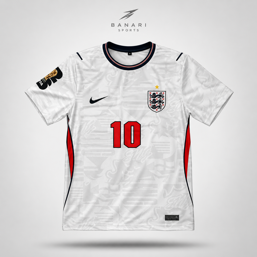 England 2026 Home Sublimation Jersey