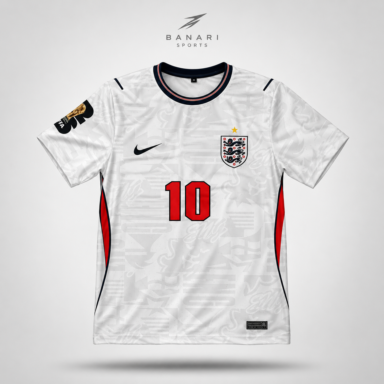 England 2026 Home Sublimation Jersey