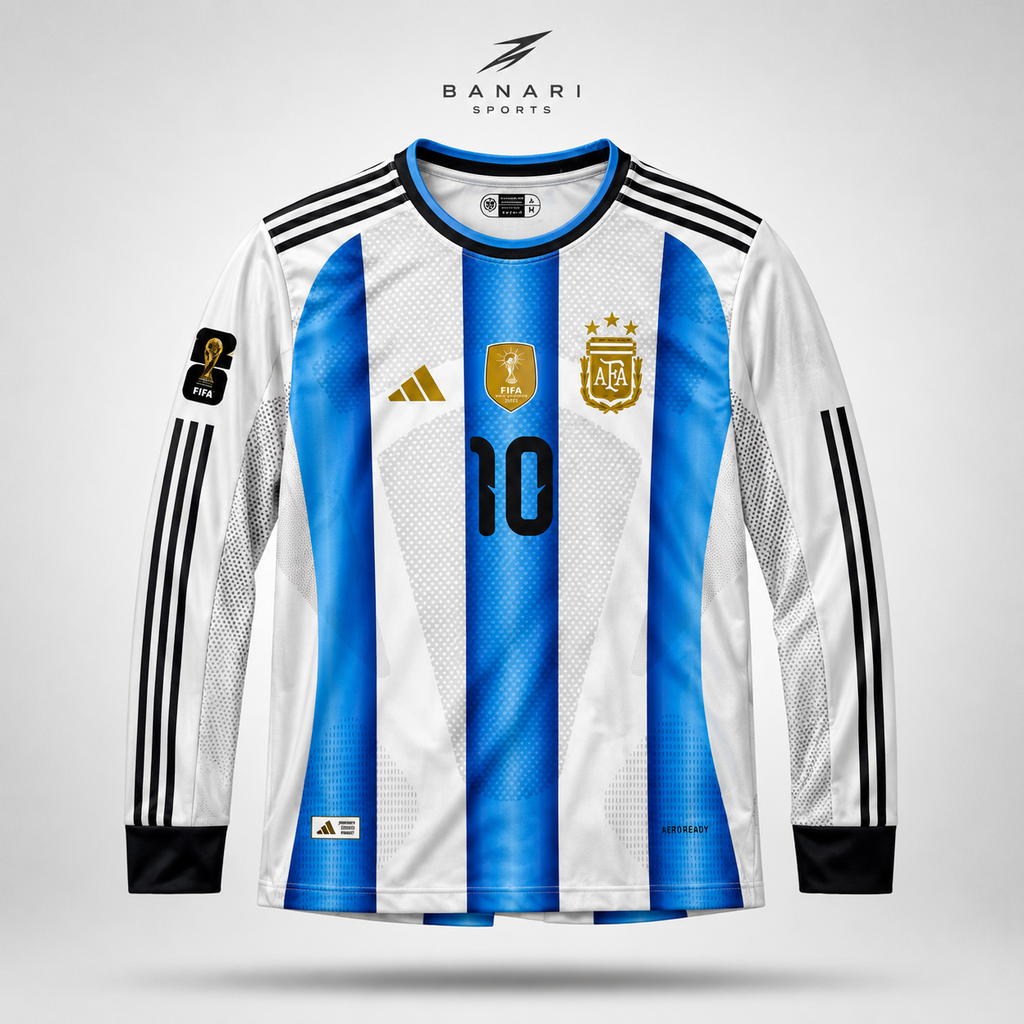 Argentina 2026 Home Long Sleeve Jersey