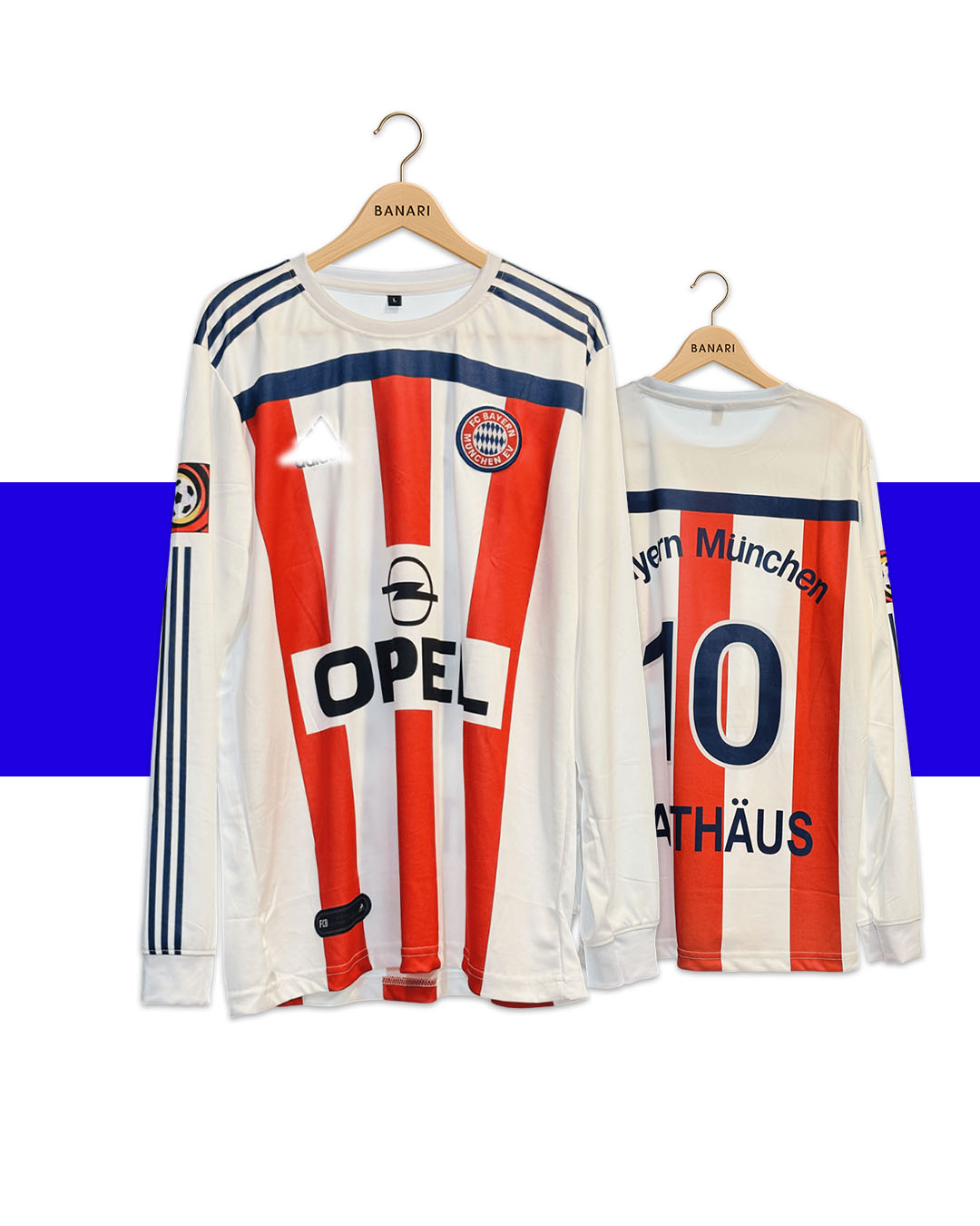 Bayern Munich 1995-96 Home Kit – Retro Edition (Lothar #10)