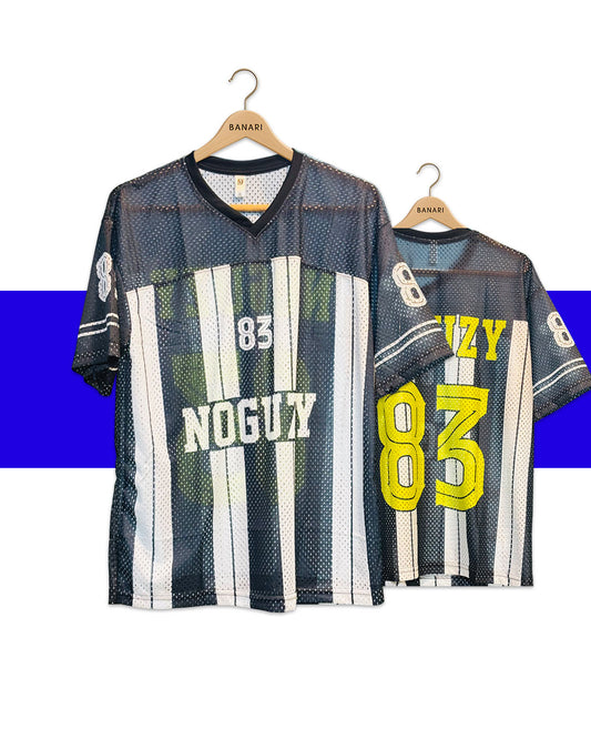 NOGUZY 83 Retro Mesh Jersey – Loose-Fit Edition
