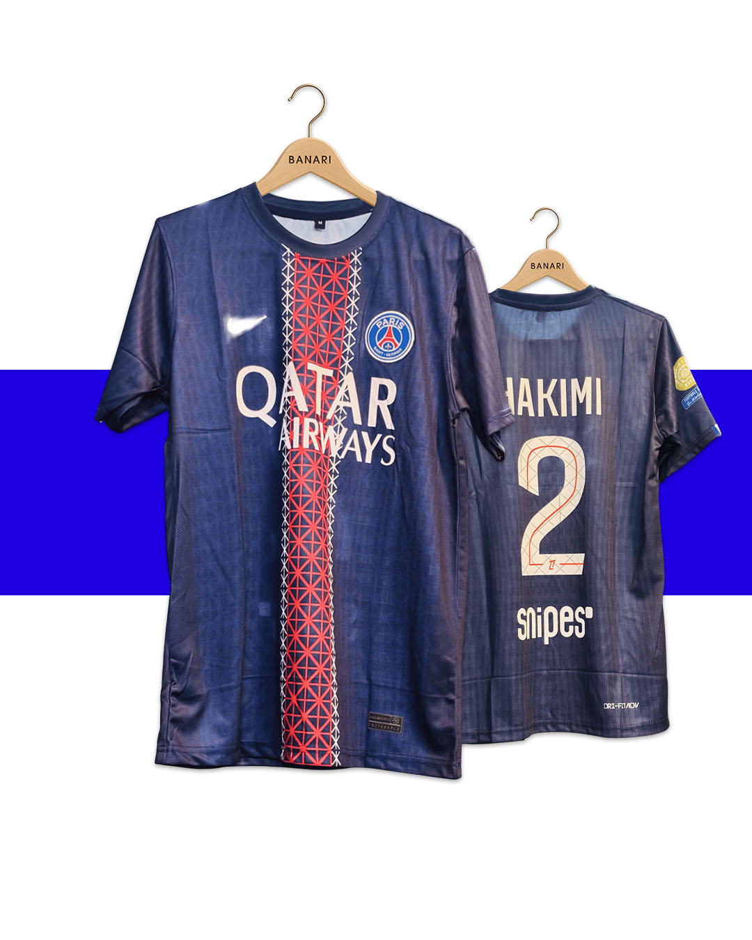 PSG 2023–24 Home Kit – Hakimi #2 Edition